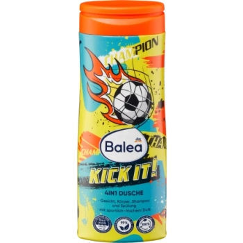 Balea Kick it!  Żel pod Prysznic i Szampon dla Dzieci 300 ml