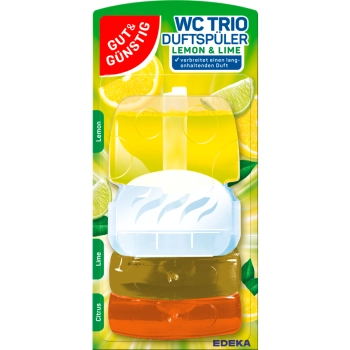 G&G WC Trio Lemon & Lime Zawieszka WC 3  x 55 ml