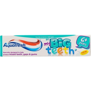 Aquafresh Kids Big Teeth Pasta do Zębów 6+ 50 ml