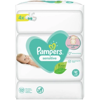 Pampers Sensitive Chusteczki Nawilżone 320 szt.