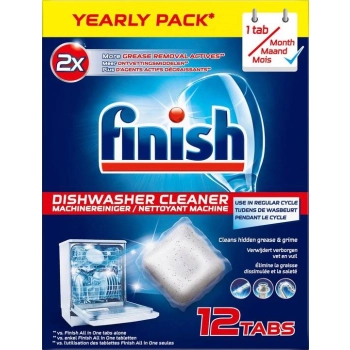 Finish Tabletki do Czyszczenia Zmywarki 12 szt.