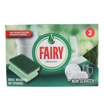 Fairy Originals Non Scratch Gąbki do Naczyń 2 szt.