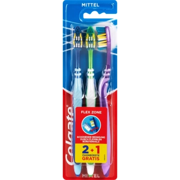 Colgate Flex Zone Szczoteczka do Zębów 3 szt. DE