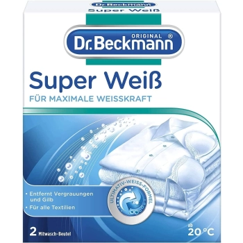 Dr.Beckmann Super Weiss Wybielacz 2 x 40 g DE
