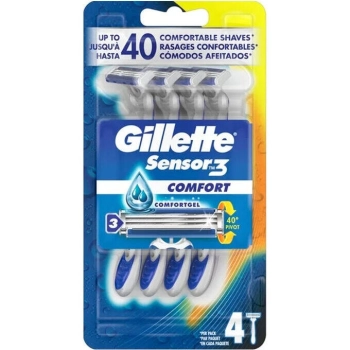 Gillette Sensor 3 Comfort Maszynka Jednorazowa  4 szt.