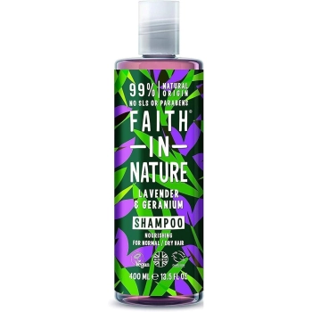 Faith In Nature Lavender & Geranium Szampon do Włosów 400 ml